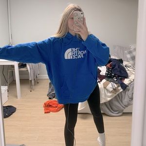 Blue North Face Hoodie!